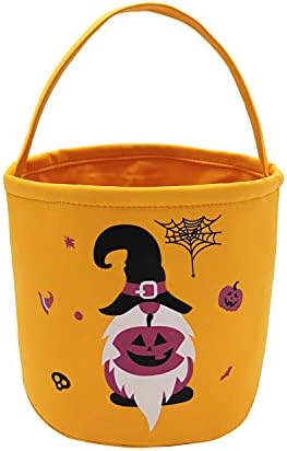 Lxitol 2 PCS trik za Halloween ili poslasticu - Halloween Candy Basket torba za djecu crna jedna veličina