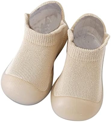 Čarape čizme s hvataljkama za bebe tenisice mališani za prvu pješačku cipele Djeca pamuka prvog hodanja cipele protiv klizanja