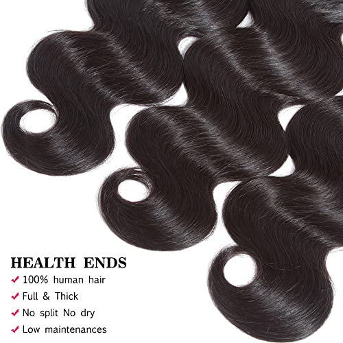 Brazilska kosa voluminozni Val 3 punđe 24 26 28 inča 10 inča punđe tkanja ljudske kose prirodna boja
