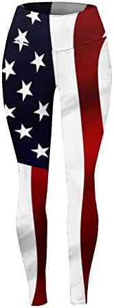 4. srpnja tajice za žene s američkom zastavom, tajice za jogu visokog struka, Ultra mekane rastezljive udobne sportske hlače