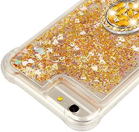 iPhone SE2/7/8/6S/6 Slučaj, Dooge luksuzni dijamantski svjetlucavi Cryning Crystal Case za žene djevojke zaštitne kućice