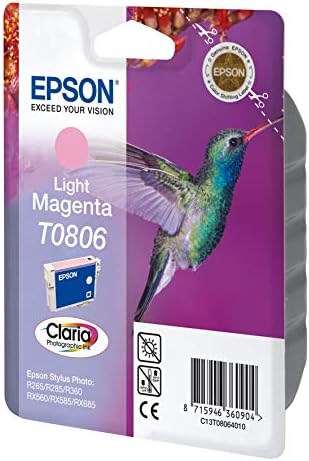 Epson originalni C13T08064011 T0806 Light Magenta Ink Cart, originalna, crtica spremna