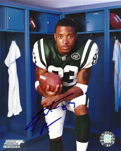 Santana Moss, New York Jets, Miami uragani, potpisani, autogramirani, 8x10 fotografija, coa, rijetka tvrda fotografija za