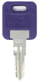 Globalna veza G301 Zamjenski ključ: 2 tipke