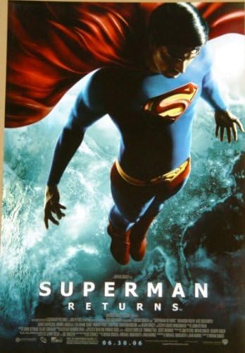 Superman vraća Brandon Routh kao Clark Kent Superman iznad Zemlje 11,5 x 17 poster