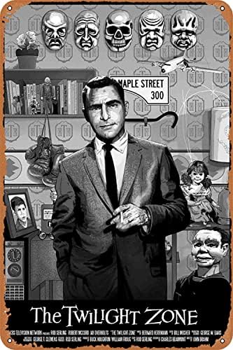 Decleezw Twilight Zone Metal Sign novitet klupska soba Man Cave Wall Decorprint plakat 8x12 inča