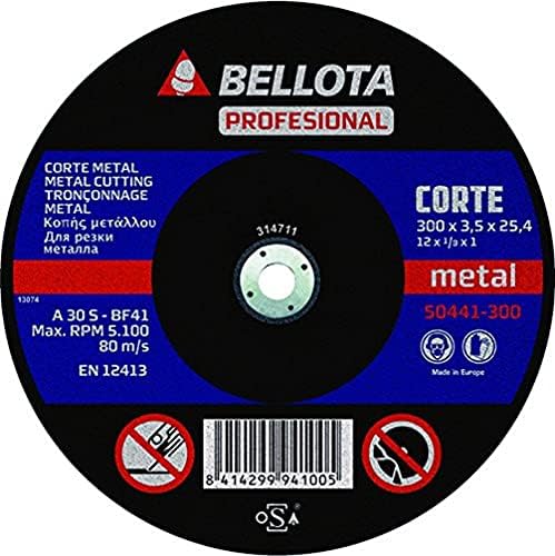 Bellota 50441-300 Abrazivni disk stacionarni stroj rezanje metala 300 mm