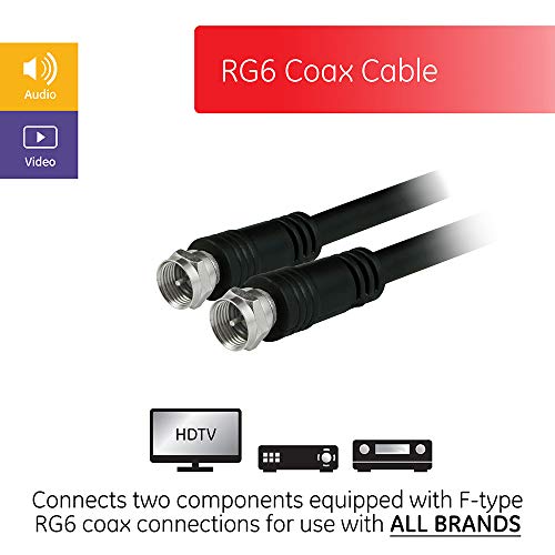 Ge RG6 koaksijalni kabel, konektori od 25 f.