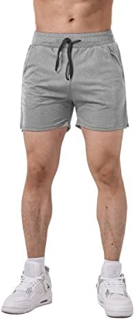 Maikanong muški opremljeni mreža 5 Atletske kratke hlače, treninge trčanja kratkih hlača, lagane brze suhe kratke hlače s