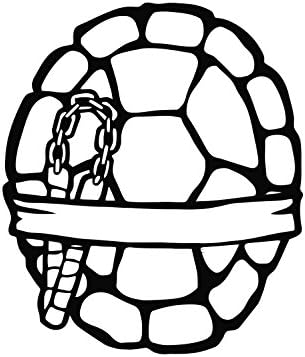 Bazinga dizajnira vinilnu naljepnicu za Michelangelo Teenage Mutant Ninja Turtles izrezanu pečatom