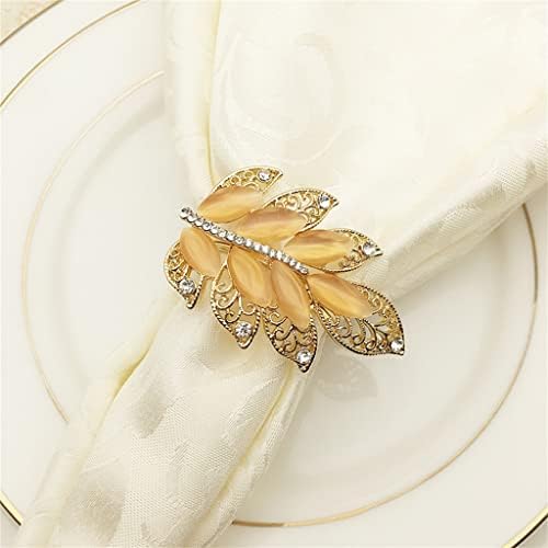 12 komada prstenova za salvete vjenčane salvete ukrasi za salvete od listića