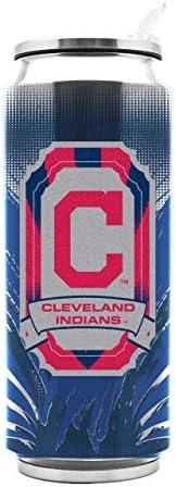 Duck House MLB Cleveland Indijanci SS Termocan Sports Fan Products Proizvodi, veliki/16,9 oz, multicolor