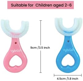 VyBrush U obliku četkice za zube u obliku zuba 2-6 CIJELE USTSKE četkice za zube s silikonskom glavom od 360 ° i šamponom