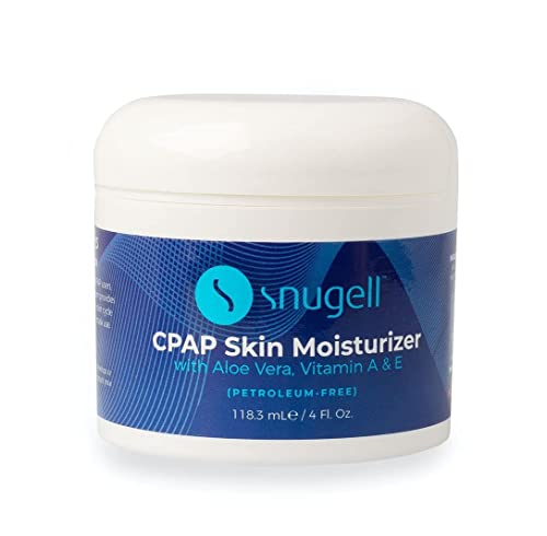 Snugell CPAP Skin HIGHREADINER DENERSKA KREME za lice s aloe verom i vitamin A&E | Naftu bez nafte | Bez mirisa | Ne-mase