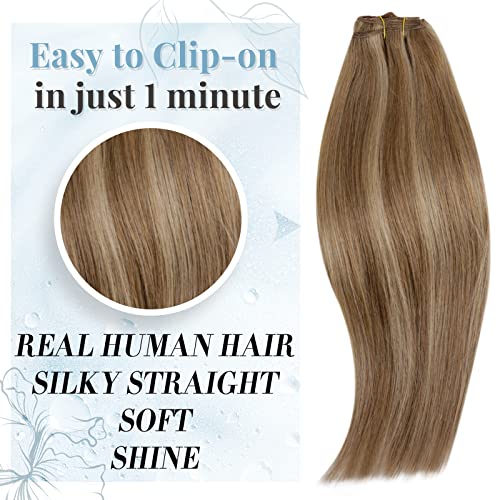 Kupite zajedno i uštedite više ukosnica za kosu od prirodne ljudske kose ravna kopča za kosu od prirodne kose zlatno smeđe