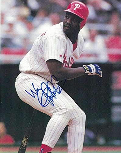 Wes Chamberlain Philadelphia Phillies Autografirano 8x10 Fotografija Autographed - Autografirane MLB fotografije