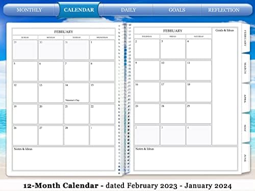 Alati4Wisdom 2023 Planer - Početak od veljače do siječnja 2023-2024 Planer - SoftCover - Hibiscus