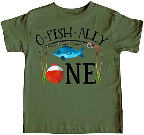 Majica za dječake 1. rođendan, odjeća za prvi rođendan u ribolovu