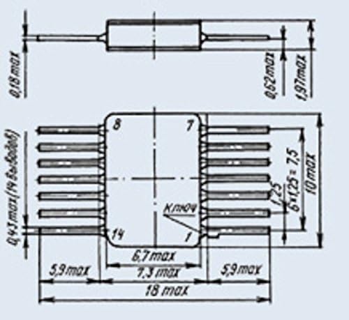S.U.R. & R alati K134LA2 Analog SN74L30 IC/Microchip SSSR 3 PCS