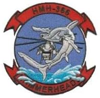Eskadrila nostalgija LLC HMH-366 čekića za čekiće pune boje-s kukom i petljom