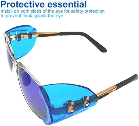 KMDJG 10 parova Sigurnosne naočale bočne štitnike, kliznite na bočne štitnike, odgovara okvirima malih do srednjih naočala
